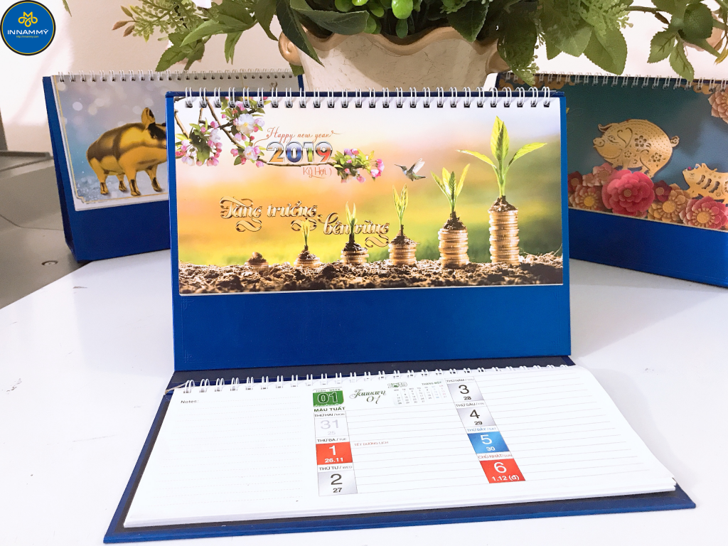 In lịch để bàn đẹp, chất lượng
